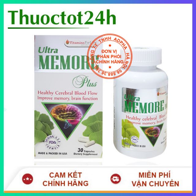 Viên bổ não Ultra Memore Plus
