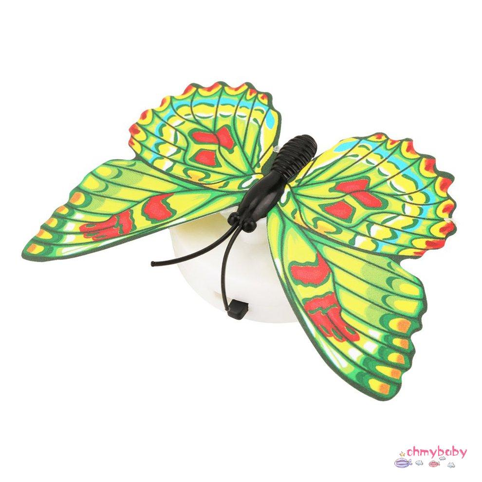 3D Bướm LED Ánh sáng thay đổi màu sắc ánh sáng ban đêm Trang trí nội thất Phòng Bàn làm việc Tường [8/3]