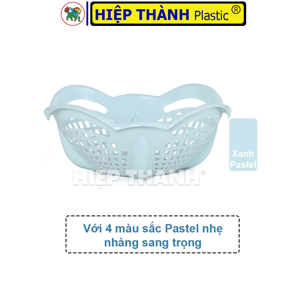 Rổ Bông Cao Cấp Màu Pastel – Rổ Nhựa Gia Dụng Cao Cấp Nhựa Hiệp Thành