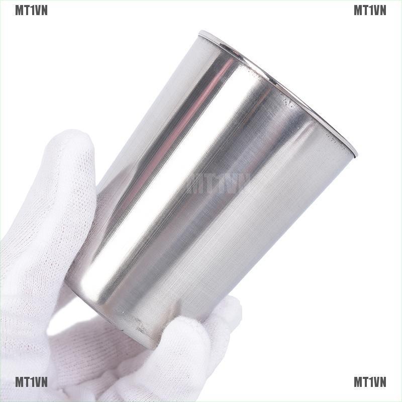 4 cốc uống nước bằng inox kèm túi đựng tiện dụng