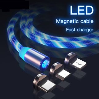 Cáp sạc nhanh cho android/iphone có đèn leg cao cấp