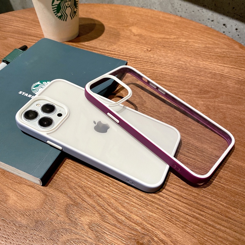 Ốp điện thoại cứng trong suốt chống sốc chống rơi dành cho iPhone 13 pro max mini 12 11 pro max | BigBuy360 - bigbuy360.vn