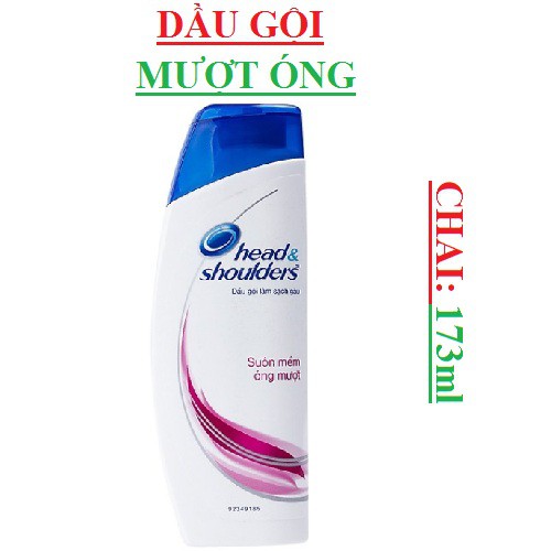 Dầu gội,dầu xả Head&shoulders 173ml; bạc hà,mượt óng,ngăn rụng tóc,sảng khoái,táo,da đầu ngứa