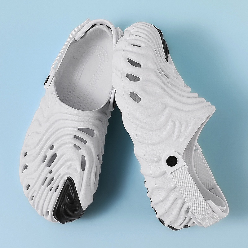 Ins Bán Chạy Sandal Thể Thao Khoét Lỗ Rỗng Thoáng Khí Pollex Clog Cho Nam