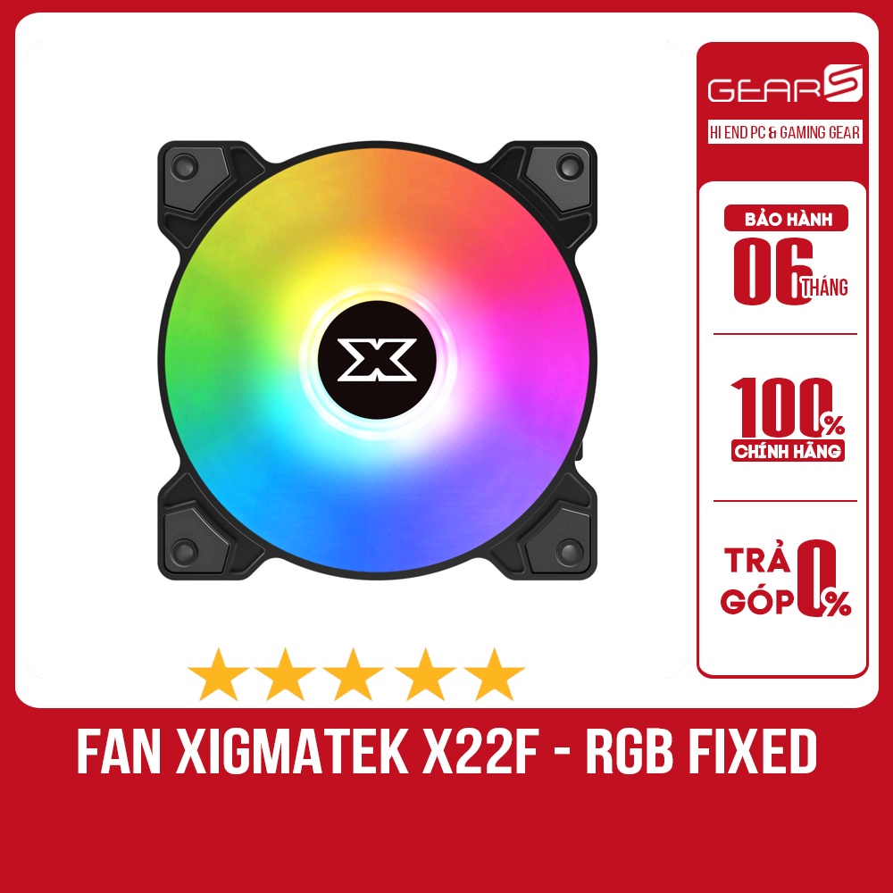 quạt tản nhiệt Case XIGMATEK X22F - RGB FIXED