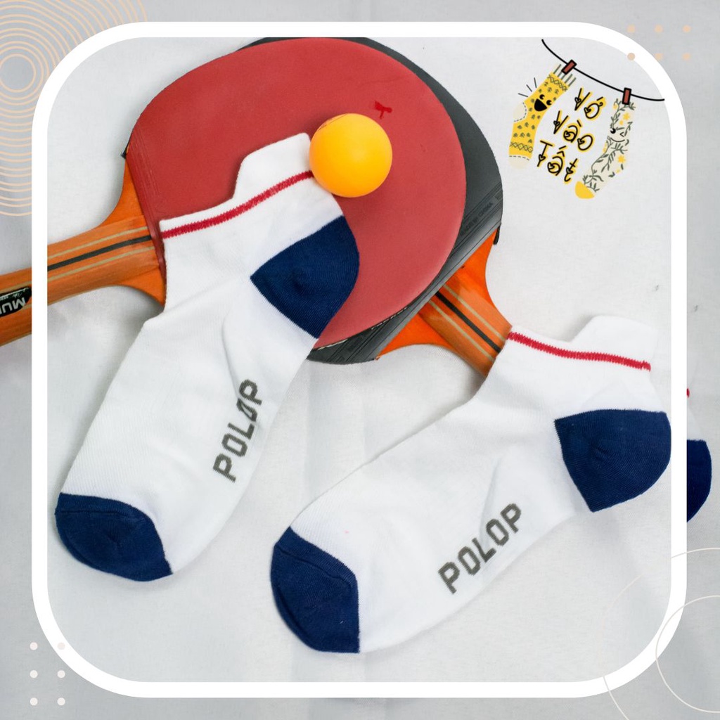 TÂT VỚ CỔ NGẮN NAM 2 MÀU