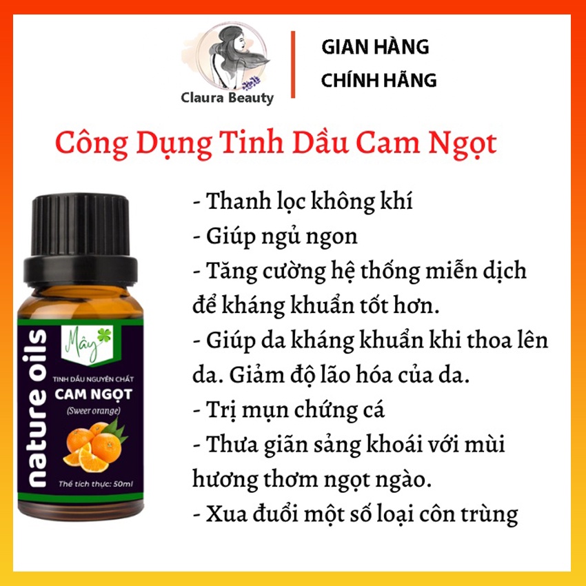 [HCM] Tinh Dầu Thiên Nhien, Nguyên Chất 100%, Tinh Dầu Xông Phòng, Tinh Dầu Đuổi Muỗi, Tinh Dầu Thư Giãn CLAURA BEAUTY