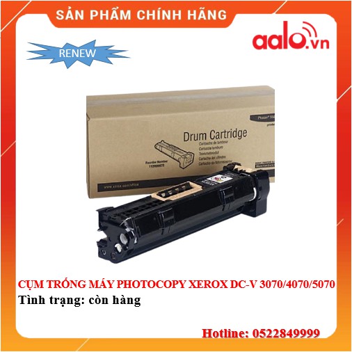 CỤM TRỐNG MÁY PHOTOCOPY XEROX DC- V 3070/4070/5070 (Renew) - AALO.VN