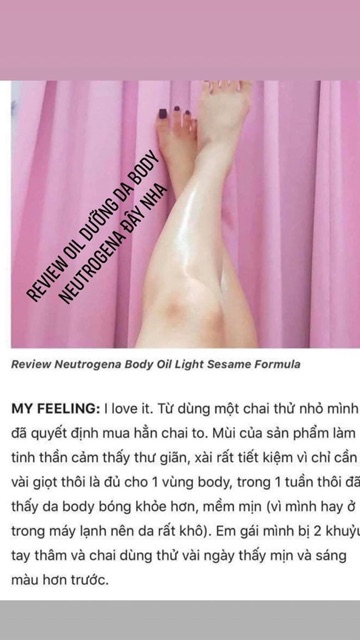 Dưỡng thể NEUTROGENA BODY OIL | BigBuy360 - bigbuy360.vn