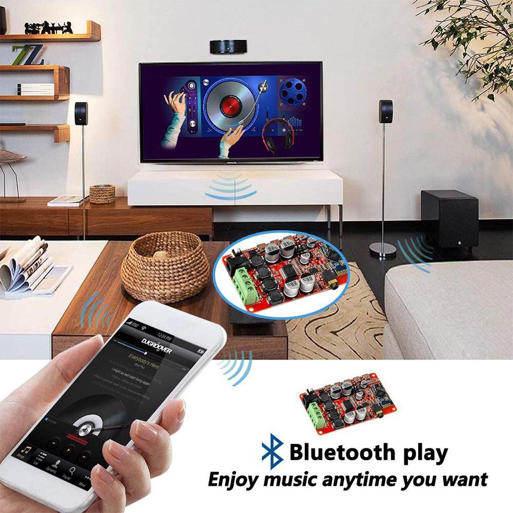 Bảng Mạch Thu Tín Hiệu Âm Thanh Không Dây Bluetooth 4.0 Tda7492P 50w + 50w S8R4