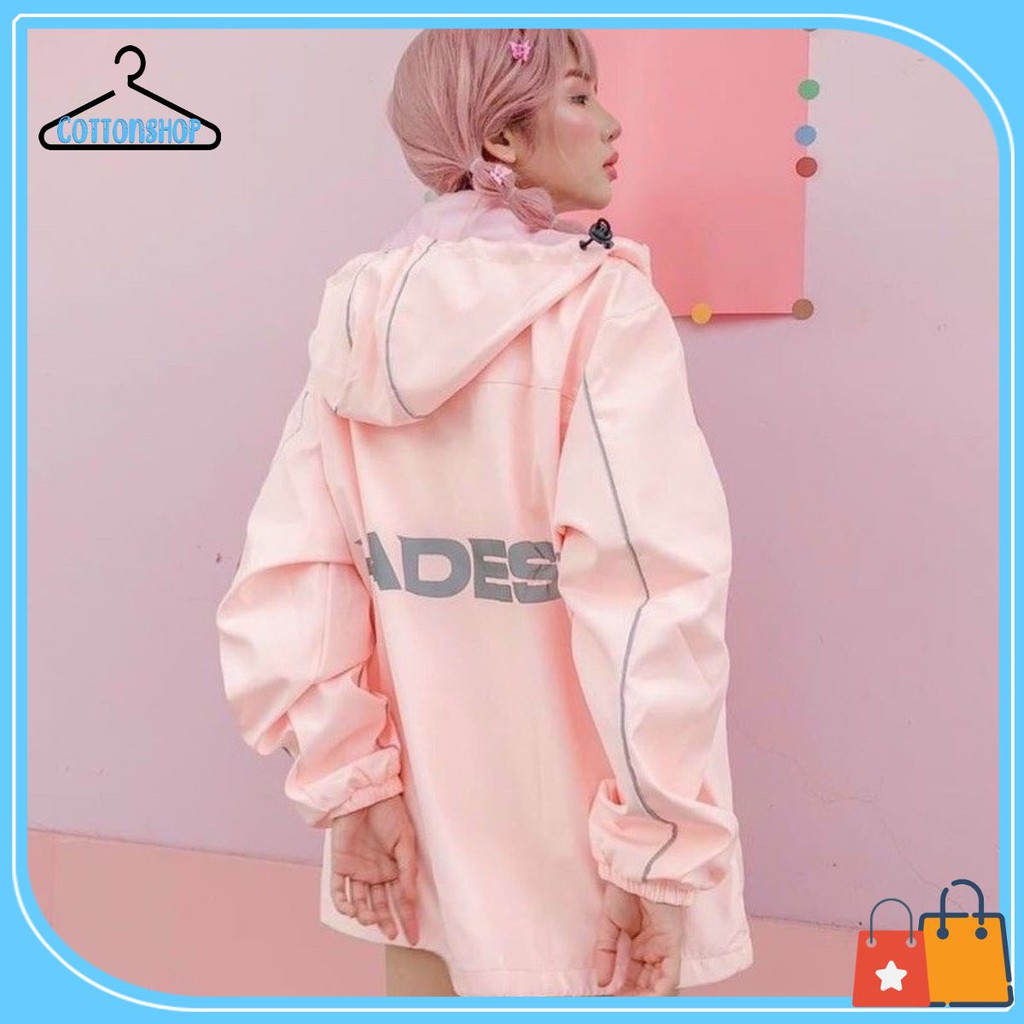 [Giá siêu rẻ] Áo khoác dù unisex hades viền nhí, 2 size cho nam và nữ