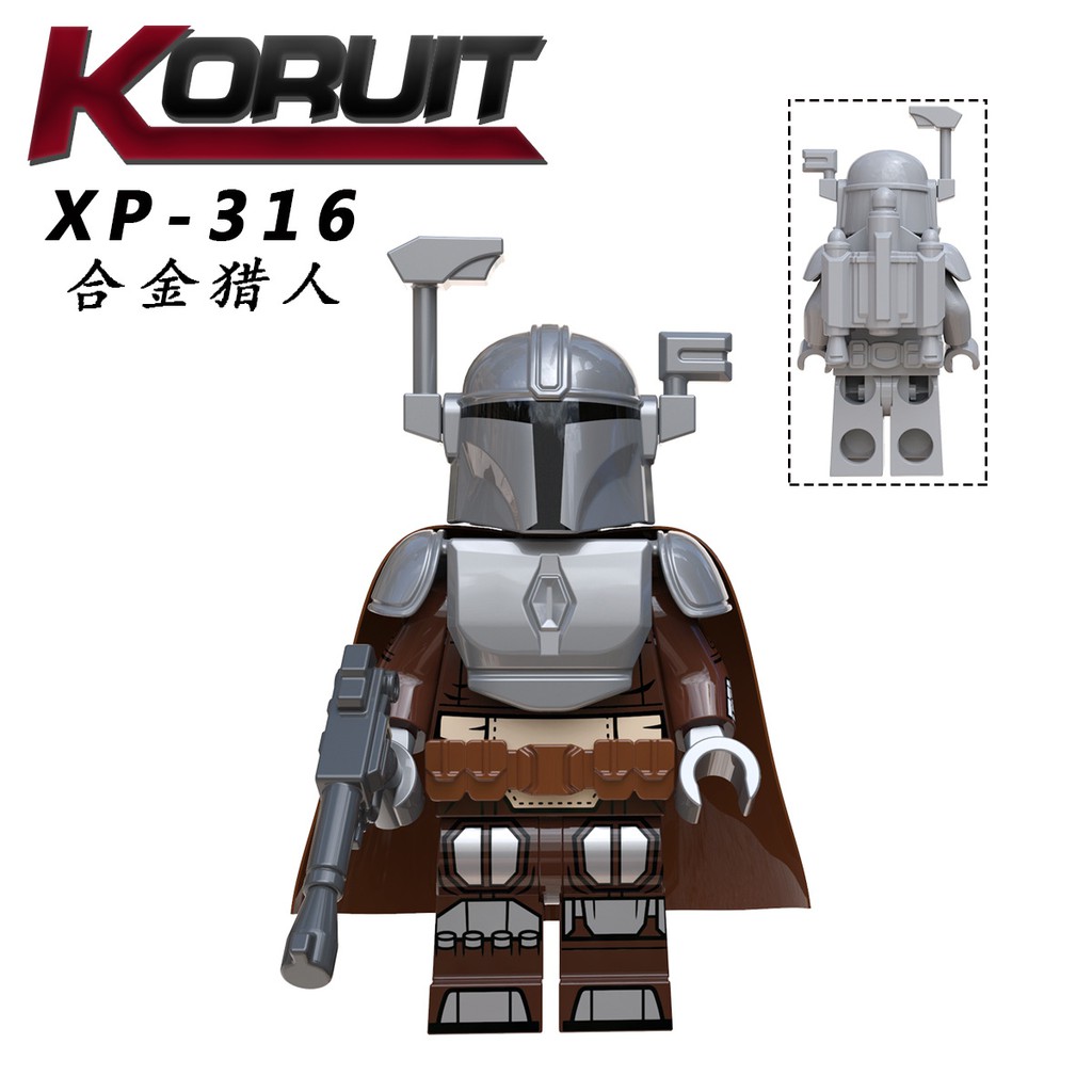 Minifigures Các Mẫu Nhân Vật Mandalorian Trong Star War Phần Mới Ra Trang Bị Áo Giáp Đầy Đủ KT1041