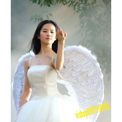 Cánh thiên thần 100x80cm,băng đô thiên thần, gậy thiên thần