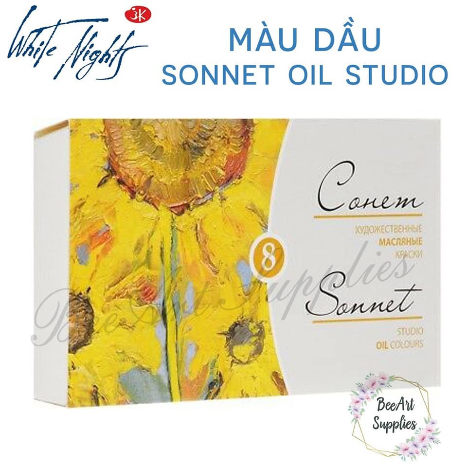 [ HỌA CỤ ONLINE ] Màu sơn dầu Sonnet Studio