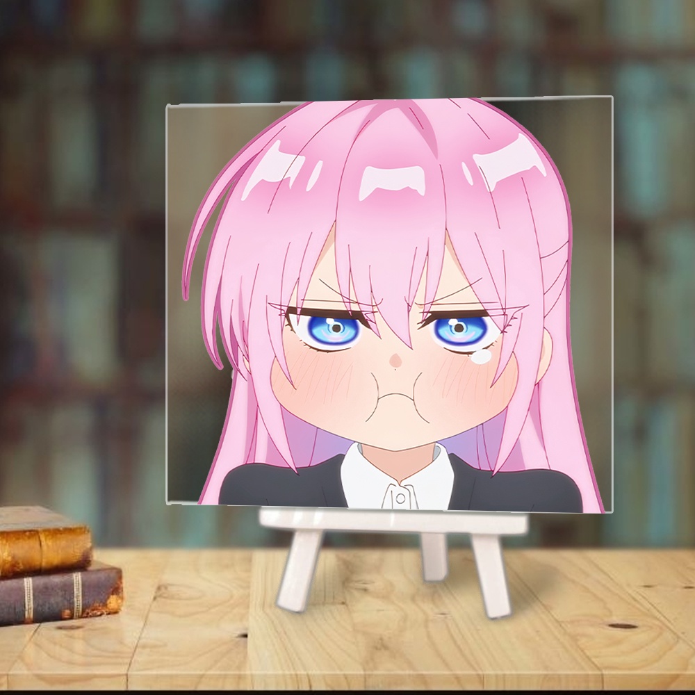 Tranh kính That Girl Is Not Just Cute BẠN GÁI TÔI KHÔNG CHỈ DỄ THƯƠNG anime chibi góc học tập giá gỗ