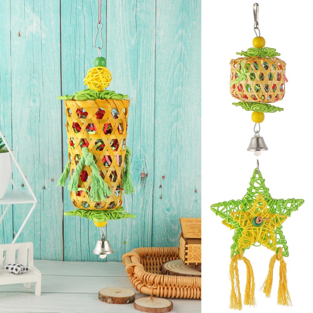 LEISURE Đồ Chơi Chuông Treo Cho Chim / VẹT