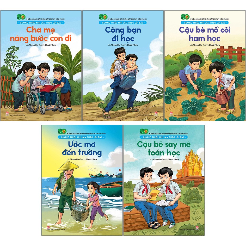Sách - Gương Thiếu Nhi Làm Theo Lời Bác - Bộ 5 cuốn