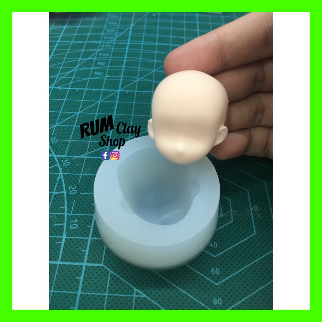 [R34] Khuôn mặt silicon bjd 3D