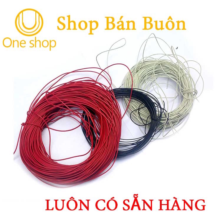 Dây Điện Nhỏ Nguyên Cuộn ( Lõi nhiều Sợi ) Dài 100m