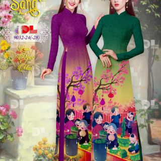 Vải áo dài Tết