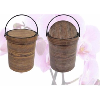 Sọt rác nhựa giả vân gỗ hàng Việt Nhật