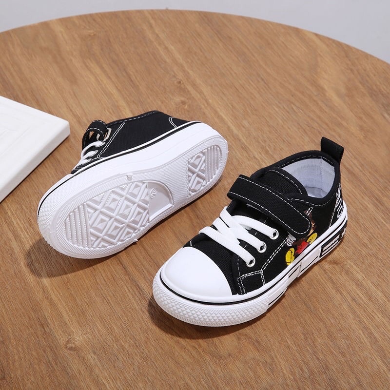 Giày vải thể thao mickey đế mềm chống trơn trượt dành cho bé trai & bé gái