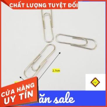 Kẹp giấy C32 nẹp giấy vòng tròn ghim chữ U đủ 100 cái/hộp