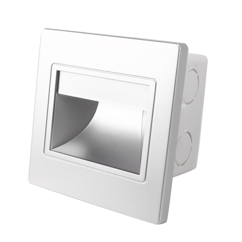 Bộ 4 Đèn LED 3W 86 Bóng Gắn Cầu Thang / Tường / Hành Lang Dùng Trong Nhà