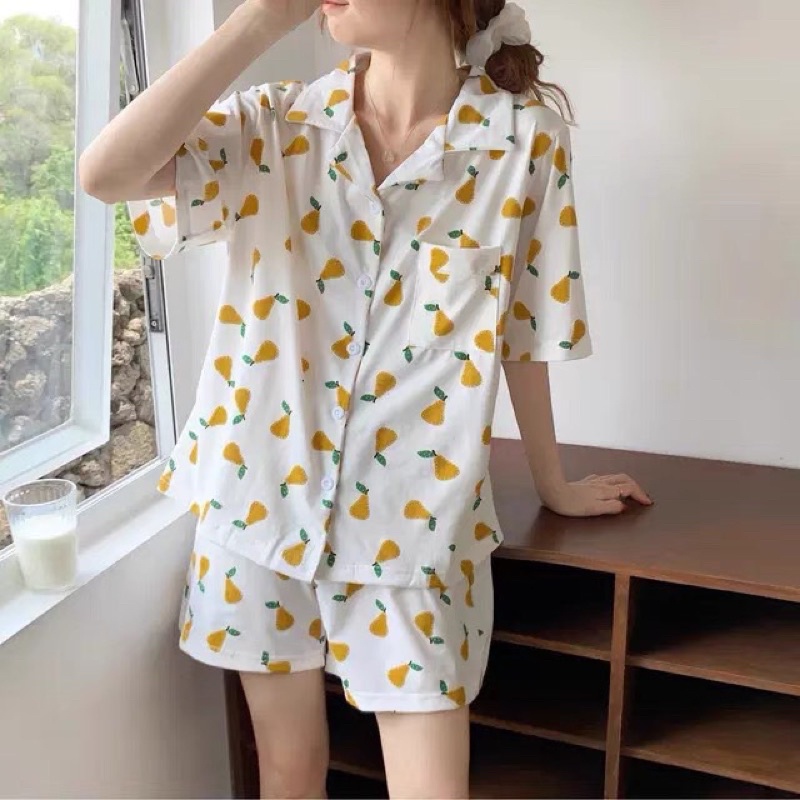 [RẺ VÔ CỰC Bộ Pijama Nữ Cộc Đùi (Bộ Pijama Cộc Nữ Đẹp)