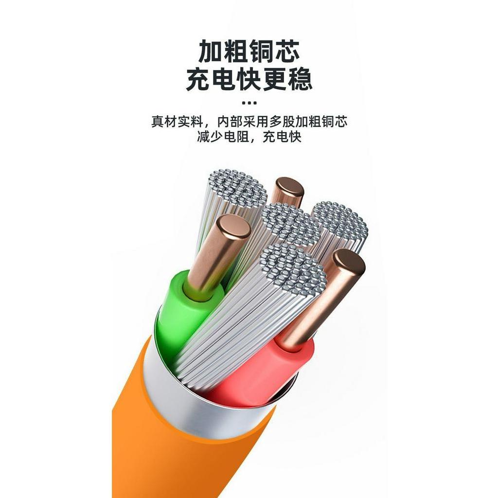 Cáp Sạc Truyền Dữ Liệu Hợp Kim Kẽm Phong Cách Mới Cho Android type-c 6.0 Đậm Đặc 2m