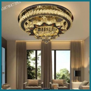 Đèn ốp trần - đèn chùm pha lê - mâm đèn pha lê - đèn ốp trần cao cấp