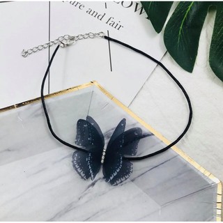 Choker Vòng Cổ Hình Bướm Phong Cách Hàn Quốc Dễ Thương