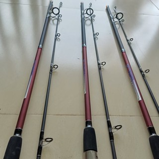 Cần Câu Cá 2 Khúc Ruby Siêu Cứng  2m4-2m7 Đọt 3ly2-CẦN CÂU 2 KHÚC CỨNG