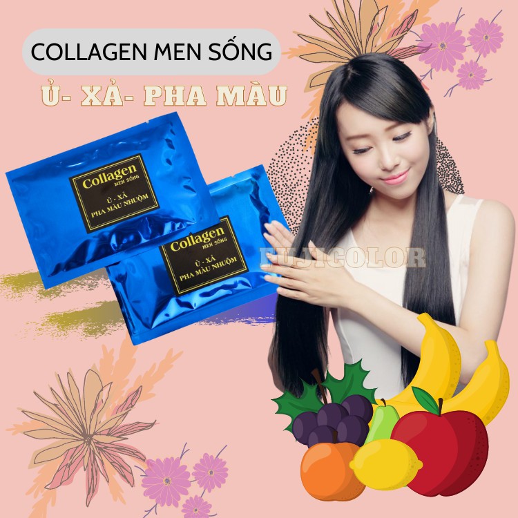 Kem ủ - Xả Collagen men sống mềm mượt 15ml