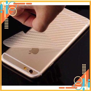 Miếng dán lưng cacbon cho iphone xs max/ xs/ x/6/7/8/7plus/ 8 plus