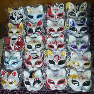 (Mask fox_cosplay) Mặt nạ mèo vẽ Mặt Nạ Cáo