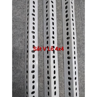 ✔xưởng kệ sắt v lỗ ✔ cây sắt v 3x3 dài 20cm - cây sắt lắp ráp kệ đa năng