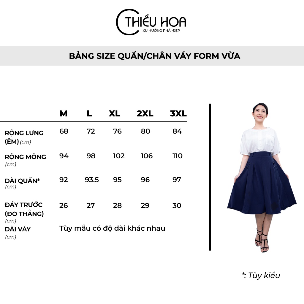 Quần Váy Chiffon 2 Lớp Dày Dặn Thiều Hoa Y200