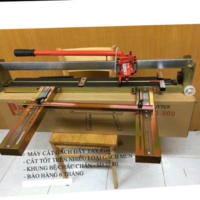 Máy cắt gạch bàn đẩy tay panda PD88