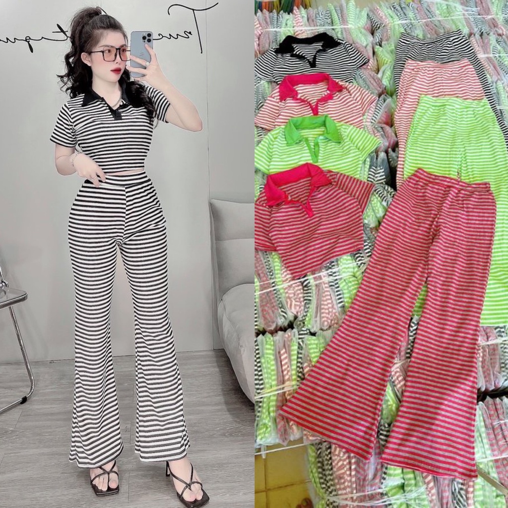 ĐỒ BỘ NỮ QUẦN DÀI ĐỒ THUN MẶC NHÀ,ĐỒ NGỦ NỮ,SET BỘ ĐI CHƠI