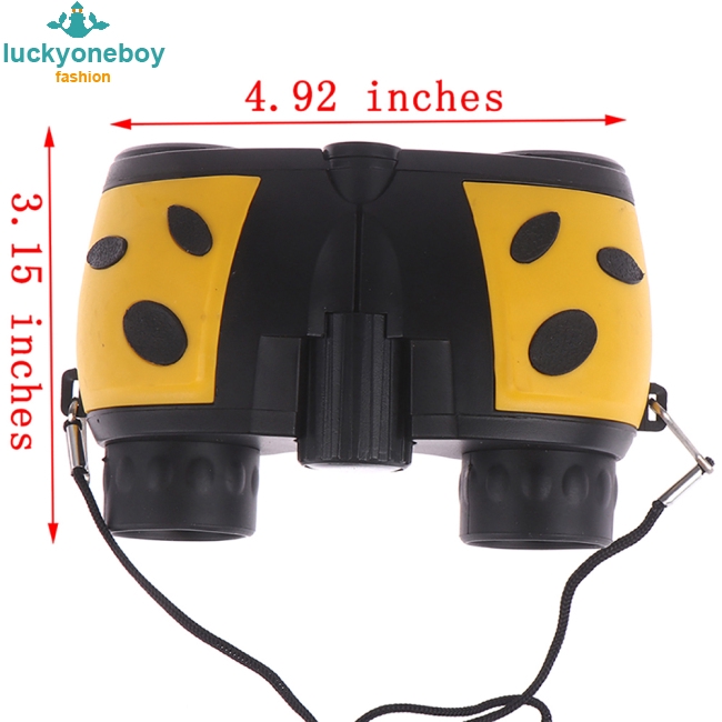 Children Binoculars Plastic Ladybug Children Telescope For Kids Outdoor Games Toys