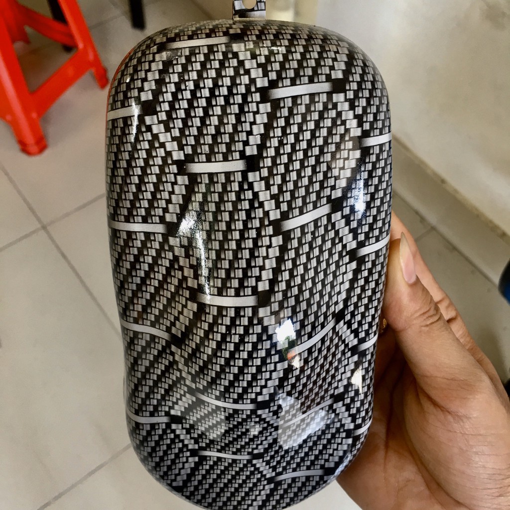 Phim carbon tổ ong - hình lục giác trang trí đồ chơi xe máy- LDCA045