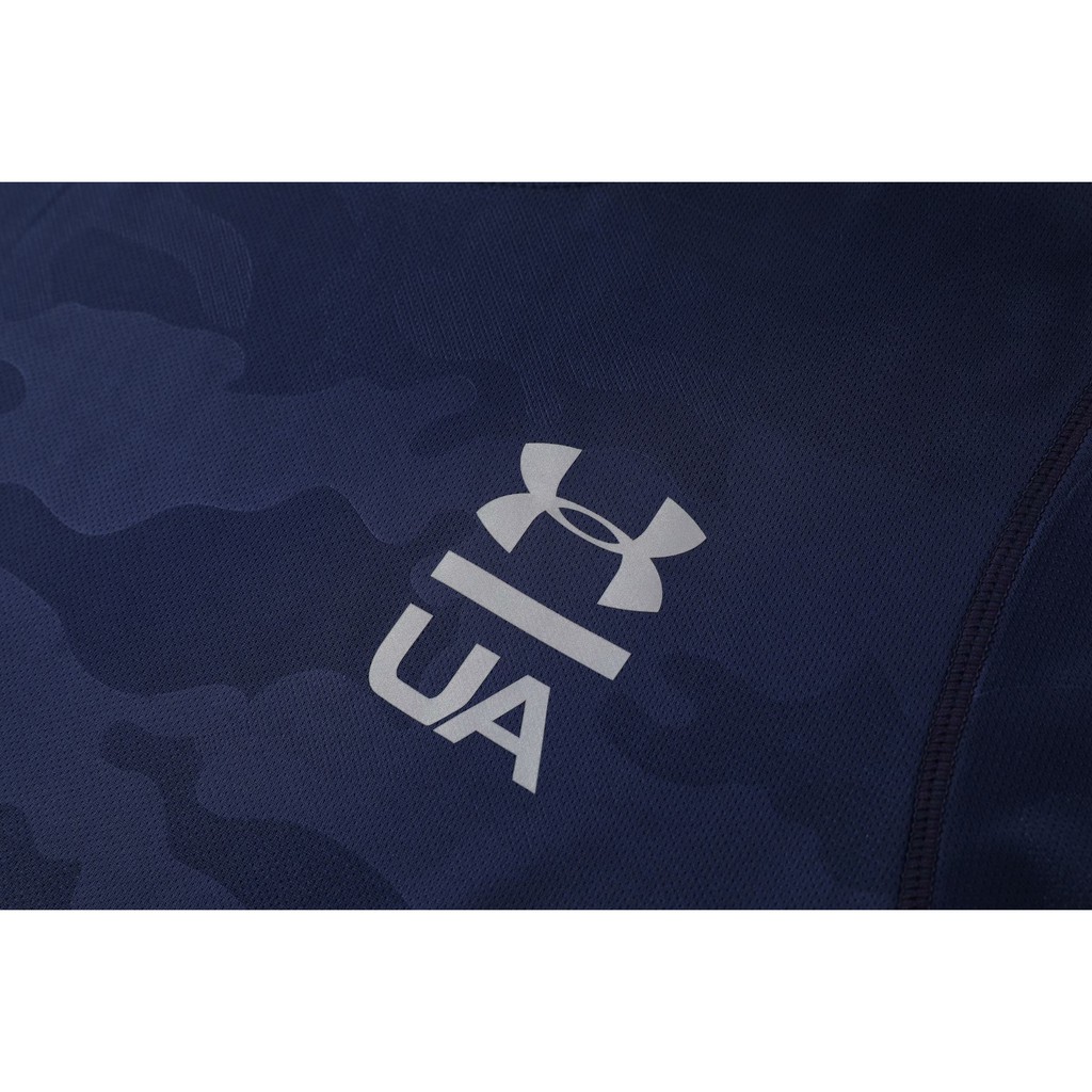 Under Armour Áo thun tập thể thao nam tay ngắn thoáng khí nhanh khô Áo thun thể dục