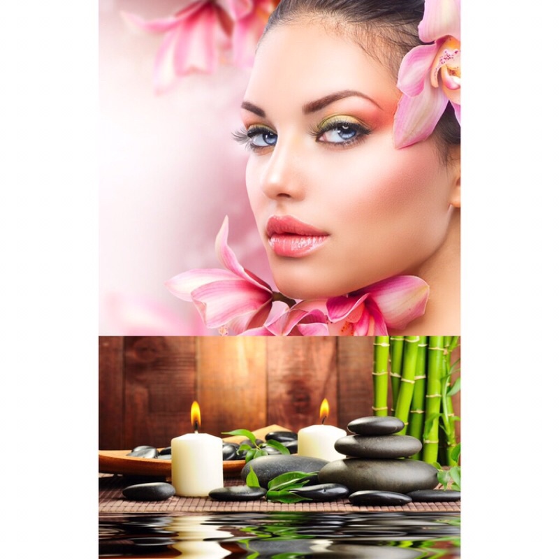 TRANH DÁN CỬA KÍNH PHUN XĂM SPA CHỐNG NẮNG TRANG TRÍ DECOR TIỆM SPA, PHUN XĂM KT 70-100CM