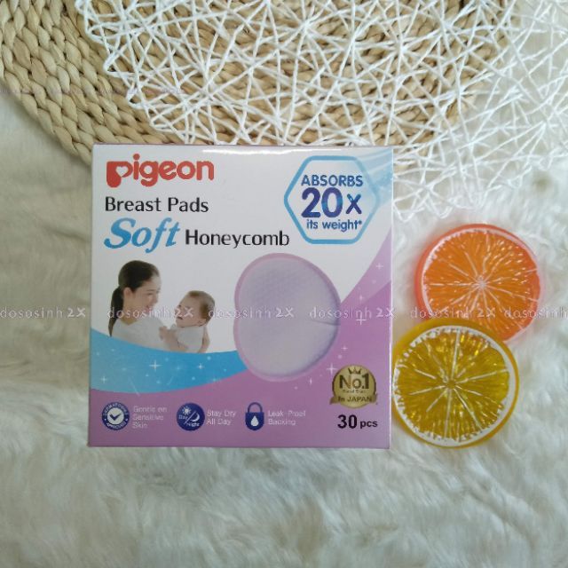 Miếng lót thấm sữa Pigeon 30 miếng cao cấp Thái Lan thấm hút gấp 20 lần