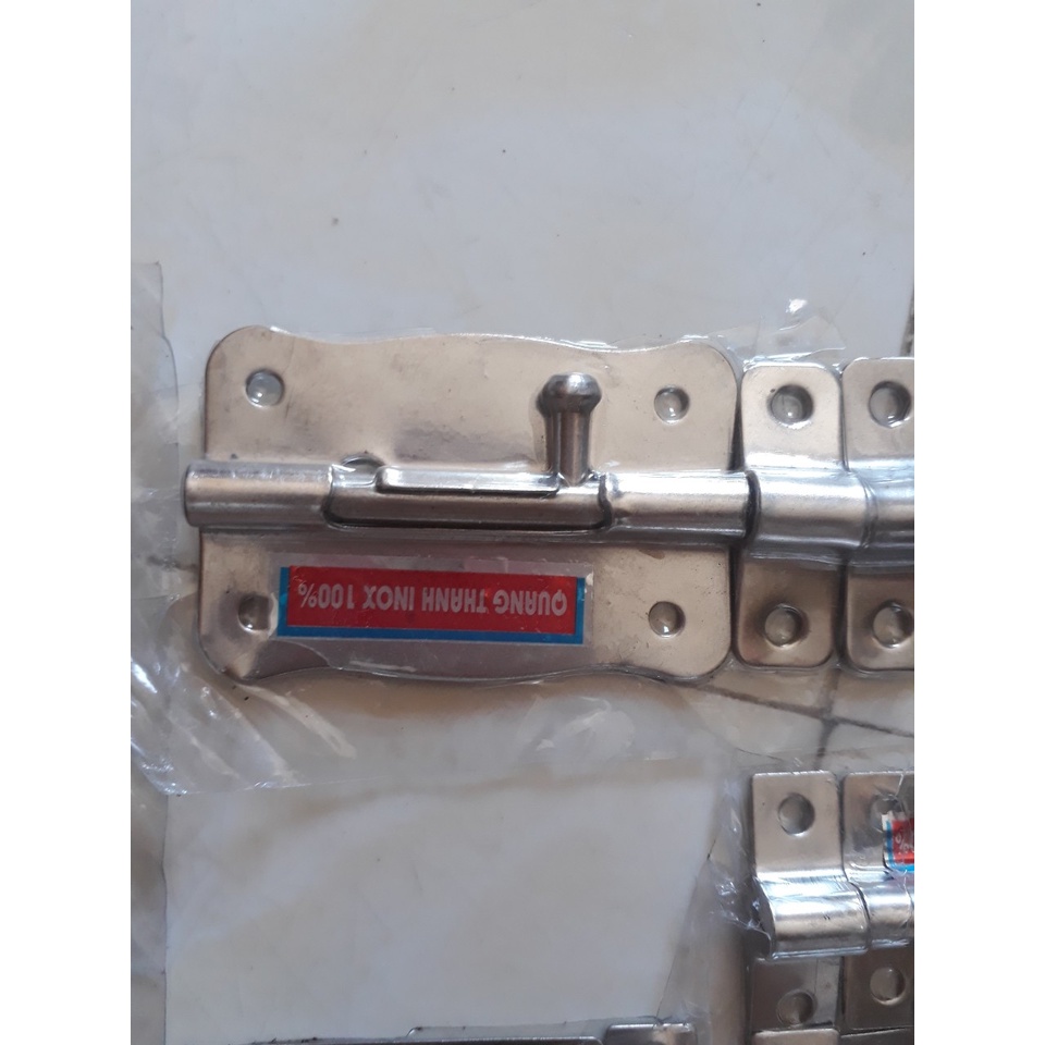 CHỐT NGANG INOX 4CM/ 6CM/ 10CM- TẶNG KÈM VÍT