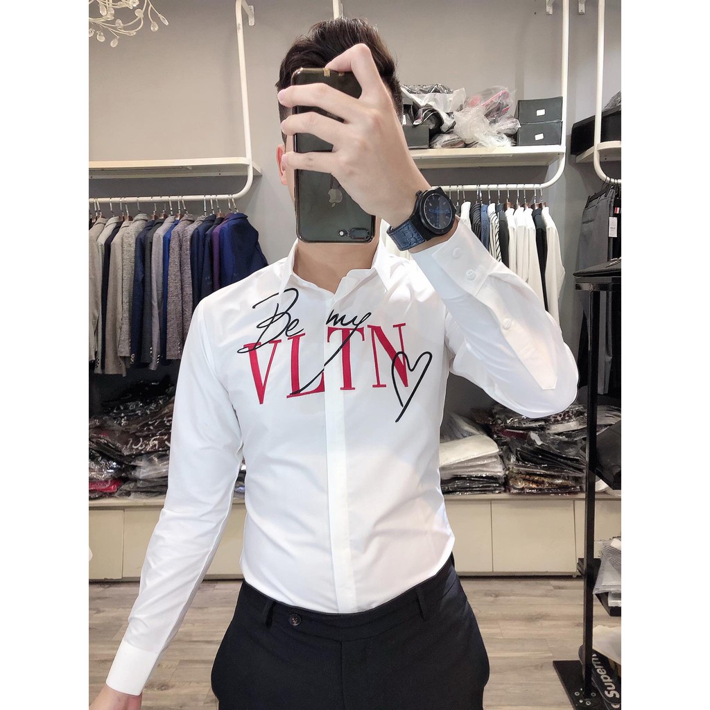 Áo sơ mi nam Cao Cấp Phối Họa Tiết Thời Trang BBR,VLTN,Nụ hôn | BigBuy360 - bigbuy360.vn