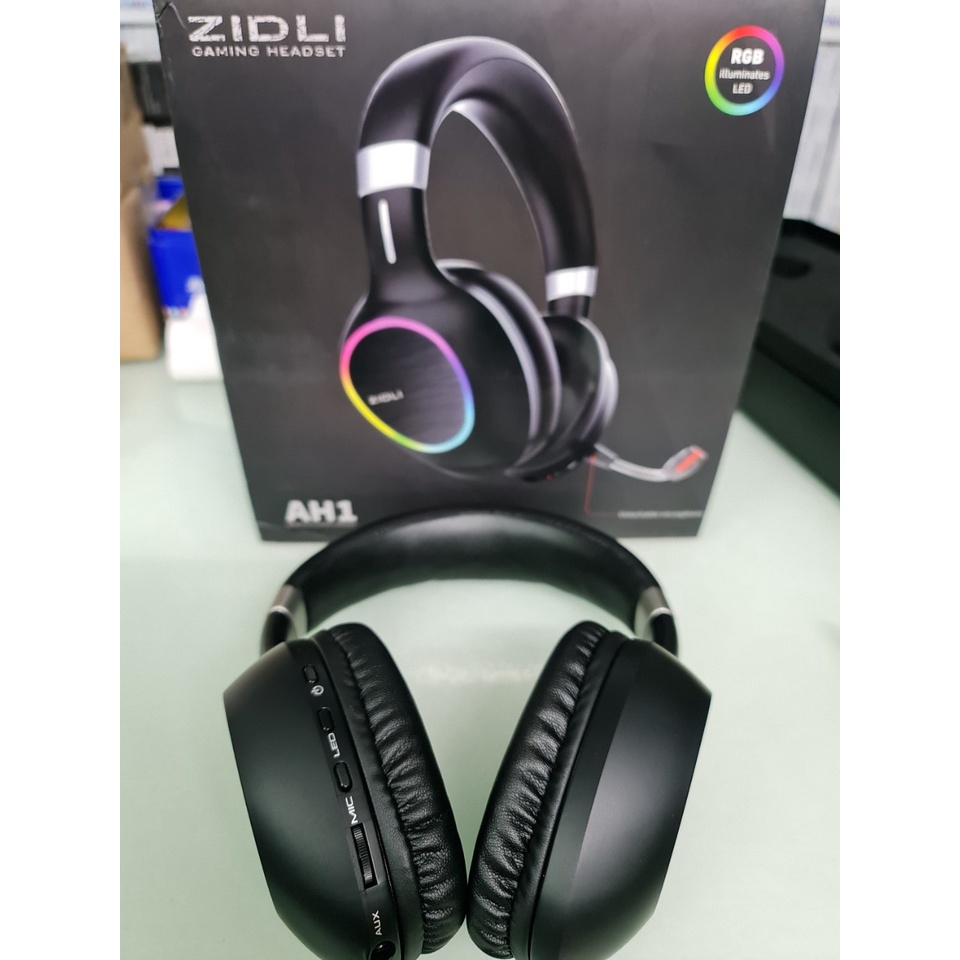 Tai nghe không dây Gaming ZIDLI AH1 ( 2.4G/ 7.1 & RGB Real) - Hàng Chính Hãng