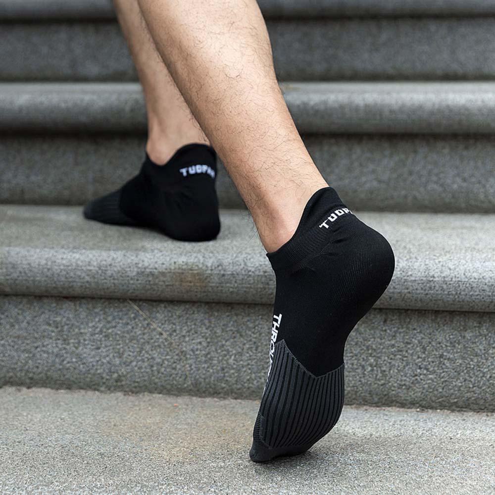 Vớ Thể Thao Bằng Nylon Thấm Hút Mồ Hôi Khử Mùi Miệng Nông Cho Nam