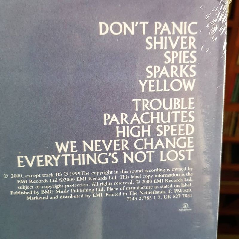 Vinyl Coldplay Parachutes